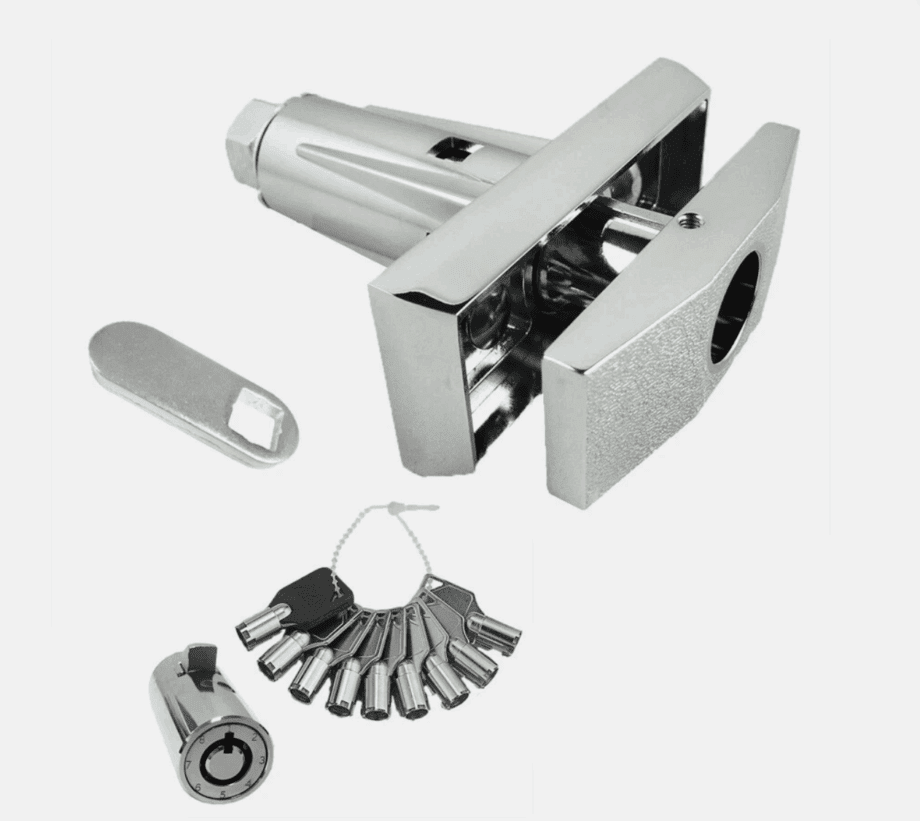 Quarter Turn Pop up T Handle lock CHANGE KEY